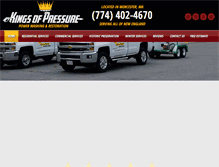 Tablet Screenshot of kingsofpressure.com